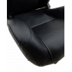 Sportverstellbarer Sitz A1 RACING Farbe Schwarz 2 Stk