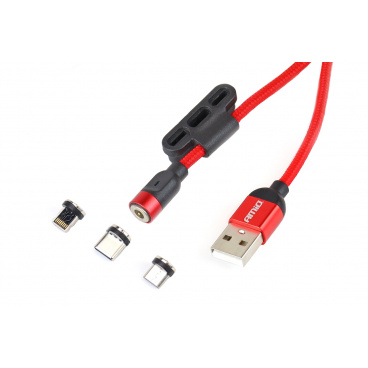 Multikabel USB Lightning/USB C/micro USB 1m UC-08