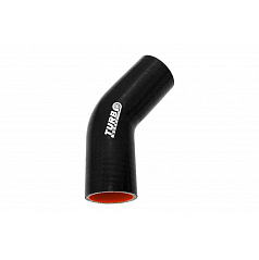 Kolanko 45st TurboWorks Pro Black 18mm