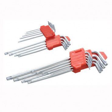 Torx-Schlüssel Profi 9 Stück T10-T50
