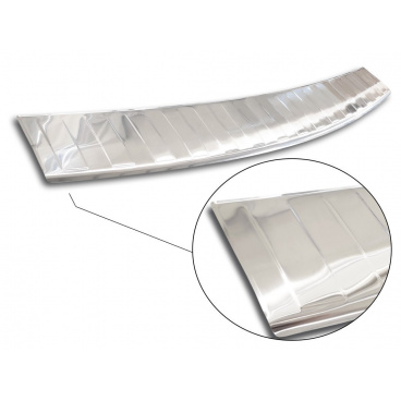 Edelstahlabdeckung - Schwellenschutz für die hintere Stoßstange Dacia Lodgy 2012-18, inkl. fcl. 2018+