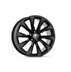 Original CRYSTAL BLACK 19" Škoda Enyaq, Elroq Leichtmetallrad