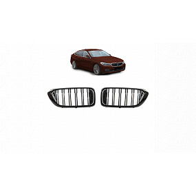 BMW 6 G32 Doppelrippen-Grill in Glanzschwarz BMW 6 G32 Doppelrippen-Grill in Glanzschwarz