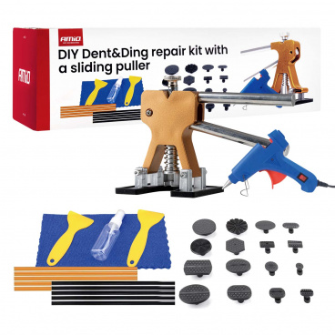 Reparaturset für Karosseriedellen mit verschiebbarem PDR-Puller AMIO-04599 Reparaturset für Karosseriedellen mit verschiebbarem PDR-Puller AMIO-04599