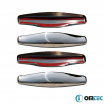 Edelstahl-Kurbelabdeckungen Omtec Dacia Duster 2010-18, Sandero 2008-12