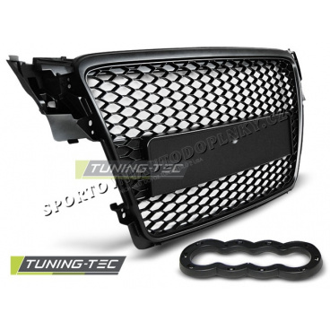Audi A4 B8 2008-11 schwarze RS-Style-Maske (GRAU01)