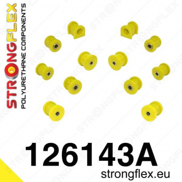 Mitsubishi Lancer Evolution Evo VII-VIII-IX StrongFlex Sport Satz Silentblöcke nur für Hinterachse 12-tlg Mitsubishi Lancer Evolution Evo VII-VIII-IX StrongFlex Sport Satz Silentblöcke nur für Hinterachse 12-tlg