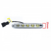 Tagfahrlicht 2x5W 6000K 160 x 25 x 32-51 mm (abgeschrägt)
