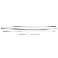 Polierte Fensterverkleidung aus Edelstahl, 8 Stück, Toyota Corolla 2019+