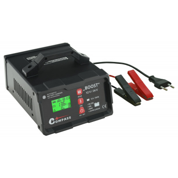 BOOST-Ladegerät 10Amp Mikroprozessor 12/24V PB/GEL/AGM/LiFePO4 BOOST-Ladegerät 10Amp Mikroprozessor 12/24V PB/GEL/AGM/LiFePO4