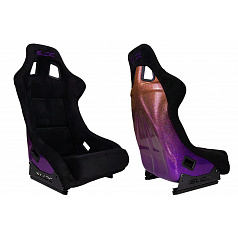 Sportstuhl SLIDE KS2 Premium Schwarzer Velours & Gradient Glitter
