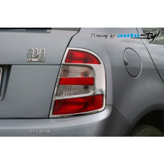 Škoda Fabia Rücklichtrahmen – Chrom (Bjv. bis 8/2004)