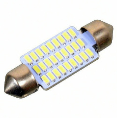 27 LED-Leuchtmittel Sulfitweiß 38 mm 1 Stk