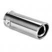 Sportliches Edelstahl-Auspuffrohr rund 51 mm