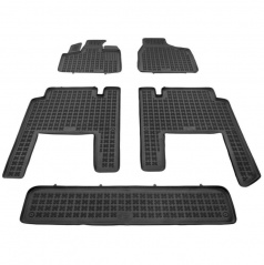 Gummi-Fußmatten, Chrysler VOYAGER V, 2006-2011, 7 Sitze.