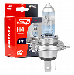 Halogenlampen H4 24V 75/70W LumiTec LIMITED +120% DUO AMIO-04951