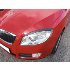 Milotec Scheinwerferabdeckungen (Wolken) ABS schwarz Škoda Roomster / Fabia II