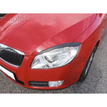 Milotec Scheinwerferabdeckungen (Wolken) ABS schwarz Škoda Roomster / Fabia II Milotec Scheinwerferabdeckungen (Wolken) ABS schwarz Škoda Roomster / Fabia II