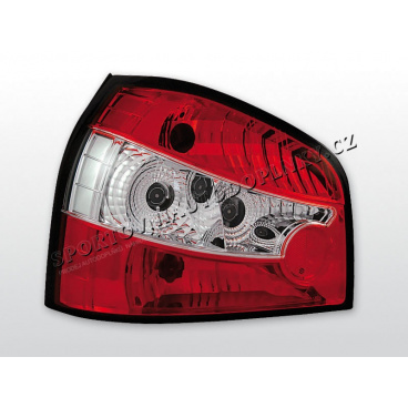 AUDI A3 (8L) 1996–03 HECKKLARLEUCHTEN ROT WEISS