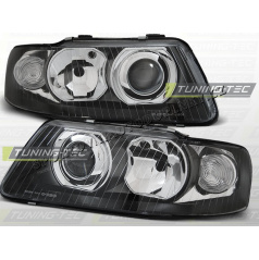 Audi A3 (8L) 2000-03 klare Frontleuchten schwarz