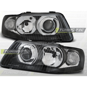 Audi A3 (8L) 2000-03 klare Frontleuchten schwarz