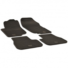 Gummiteppiche-Gummi-Automatten, Peugeot 207 2006->