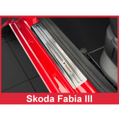 Einstiegsleisten aus Edelstahl, 4 Stück, Škoda Fabia III 2014-16