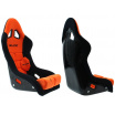 Sporthartschale SLIDE GT schwarz/orange (FIA-Homologation)