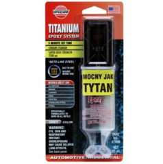 Titan-Epoxid-2-Komponenten-Kleber mit Titanpartikeln 25 ml