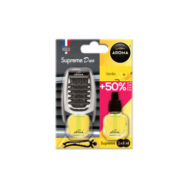 Lufterfrischer AROMA CAR SUPREME DUO VANILLA