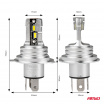 LED-Hauptscheinwerferlampen H4/H19 H-mini Serie AMiO