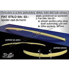FIAT STILO 5D (02+) Heckspoiler. obere Tür
