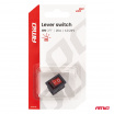 Wippschalter mit roter Hintergrundbeleuchtung 20A 12V 24V AMIO-04440
