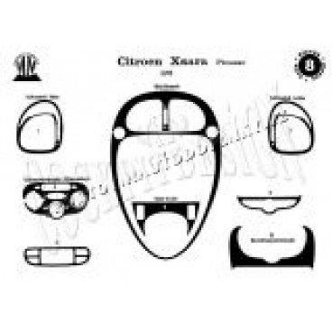 Citroen Picasso - Armaturenbrettdekor im MAHAGON-Design - Citroen Tuning Citroen Picasso - Armaturenbrettdekor im MAHAGON-Design - Citroen Tuning