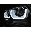 BMW X1 E84 08.2012-01.2014 Tube Light, schwarze, klare Vorderlichter