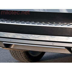 Škoda Superb III Limousine / Combi - Heckstoßstangenleiste, ABS - Alu-Brusch