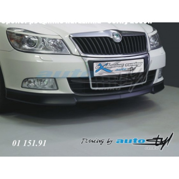 Unterspoiler der vorderen Stoßstange – schwarzes Muster Škoda Octavia II Facelift Unterspoiler der vorderen Stoßstange – schwarzes Muster Škoda Octavia II Facelift