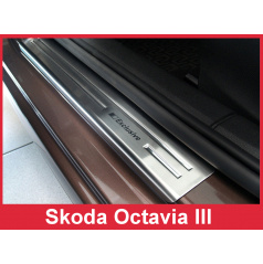 Einstiegsleisten aus Edelstahl, 4 Stück, Škoda Octavia III 2013-16