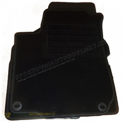 Textile Automatten mit Befestigung Škoda Fabia III