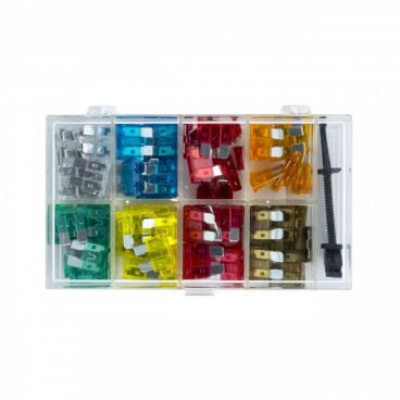 Sicherungssatz 80 Stück inklusive herausziehbarem Segment 5A, 7,5A, 10A, 15A, 20A, 25A, 30A Sicherungssatz 80 Stück inklusive herausziehbarem Segment 5A, 7,5A, 10A, 15A, 20A, 25A, 30A