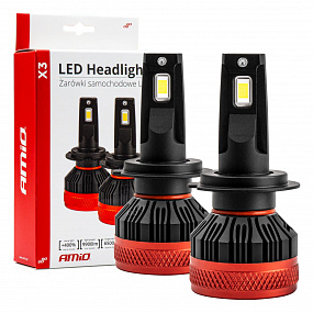 LED-Hauptscheinwerferlampen H7/H18 X3 Series AMiO LED-Hauptscheinwerferlampen H7/H18 X3 Series AMiO
