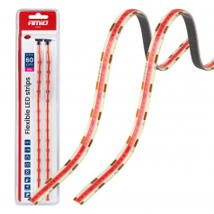 LED COB-Streifen für Auto rosa 2x30cm 12V AMIO-04570