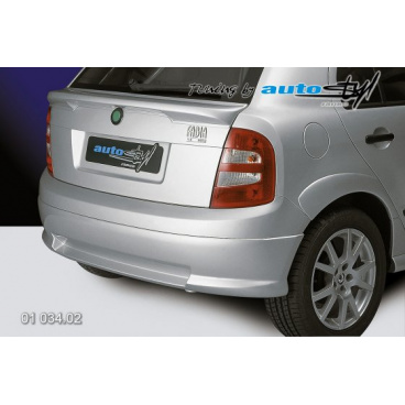 Skoda Fabia Spoiler unter der Rückseite. Stoßstange bis 8/04