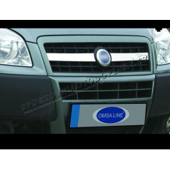 Fiat Doblo 06-09 – Chrom-Frontschürzenleisten aus EDELSTAHL – OMSA LINE