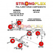 Honda Civic 1992-95 StrongFlex kompletter Satz Silentblöcke 36-tlg