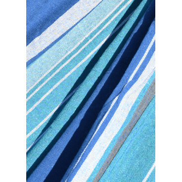 Hängematte TEXTIL 200x100cm blau-weiß Hängematte TEXTIL 200x100cm blau-weiß