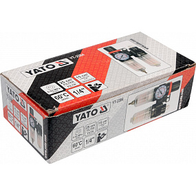 Luftdruckregler 1/4", max. 0,93 MPa, mit Filter (25ccm) und Schmierung (15ccm)