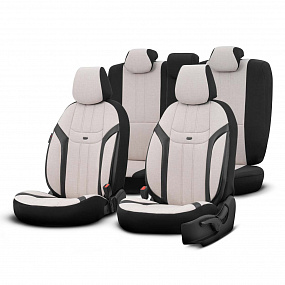 OTOM SWAN 503 BEIGE 3-ZIP Autositzbezug-Set OTOM SWAN 503 BEIGE 3-ZIP Autositzbezug-Set