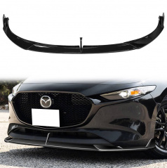 Vorderer Spoiler Mazda 3 IV BP Glänzend Schwarz