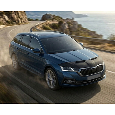 Schwarze Motorhaubenverkleidung für Škoda Octavia IV Schwarze Motorhaubenverkleidung für Škoda Octavia IV